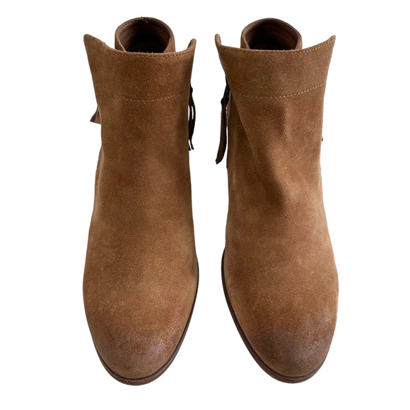 Sam Edelman Packer Brown Suede Double Zip Ankle Booties Size 9.5M - Picture 7 of 16